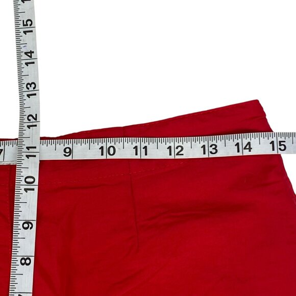 Vtg Water Girl Patagonia Capris | 4 | Red Nylon Pockets USA | Beachy Ocean Water - Picture 8 of 10